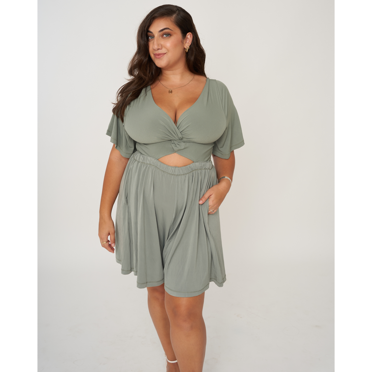 אוברול מתן - ירוק מנטה