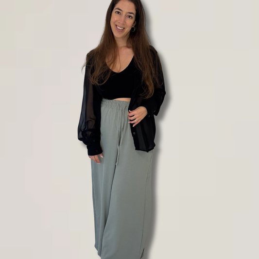 מכנסי לי - ירוק בהיר