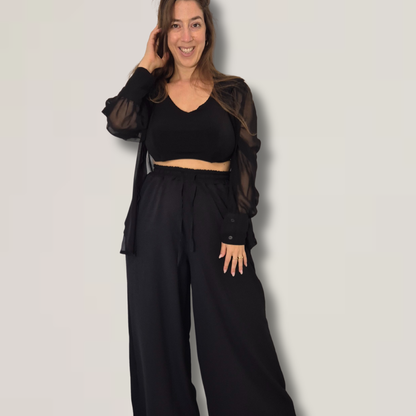 מכנסי לי- שחור