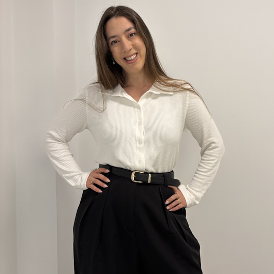 חולצת אריאלה - לבנה