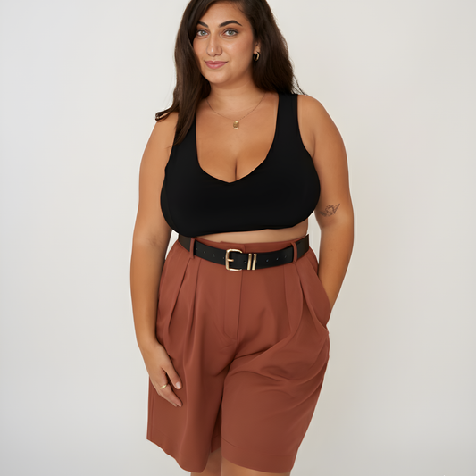 מכנסי ברק - חום