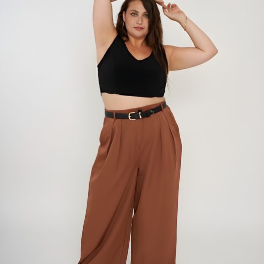 מכנסי ראם - חום