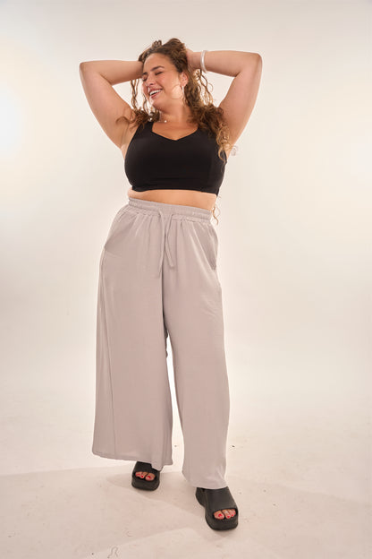 מכנסי לי - אפור