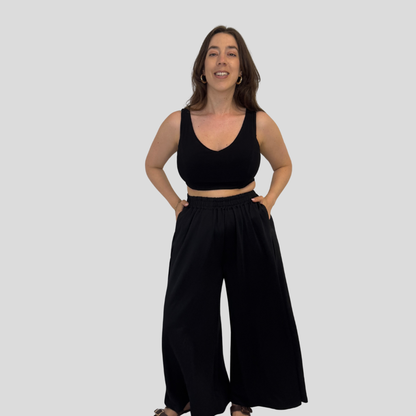 מכנסי יואב - שחור