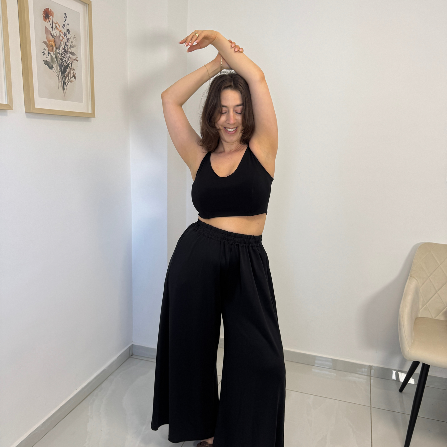 מכנסי יואב - שחור