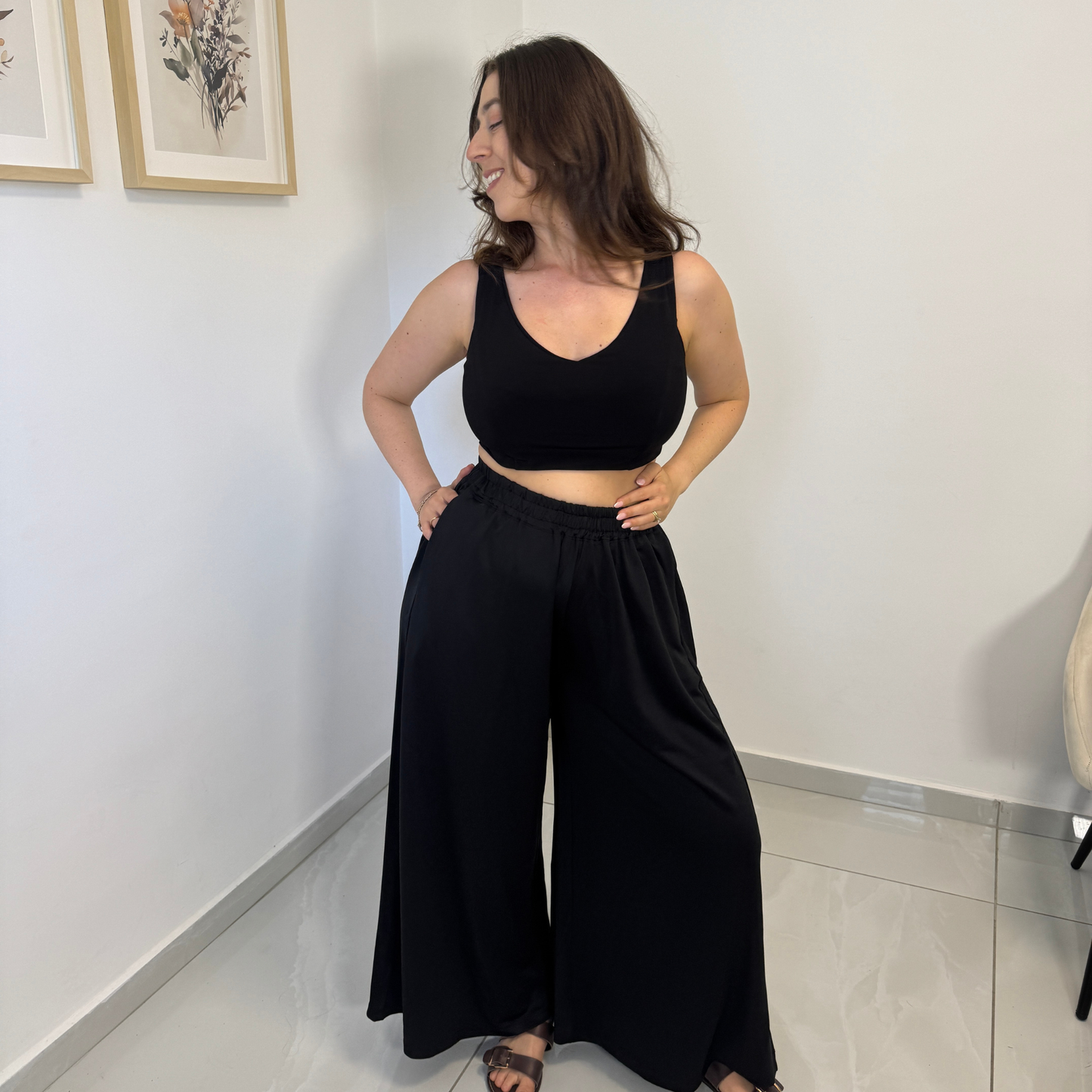 מכנסי יואב - שחור
