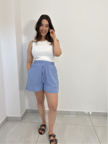 מכנסי גל - תכלת