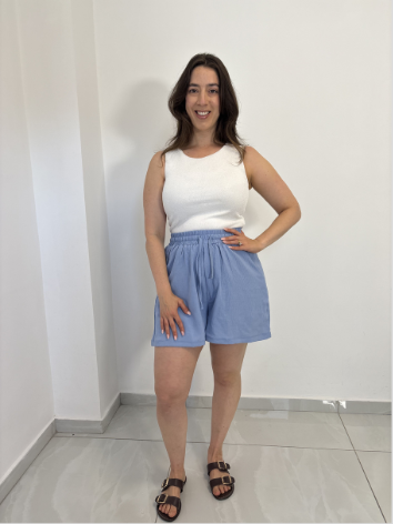 מכנסי גל - תכלת