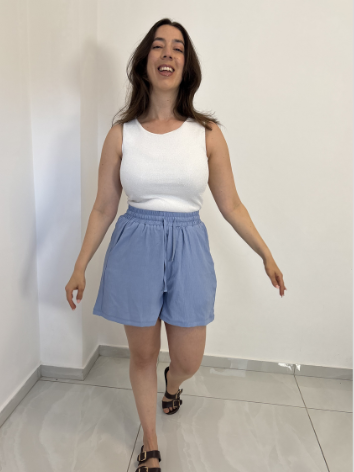 מכנסי גל - תכלת