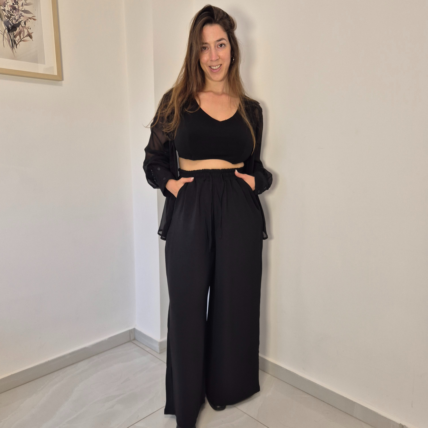 מכנסי לי- שחור