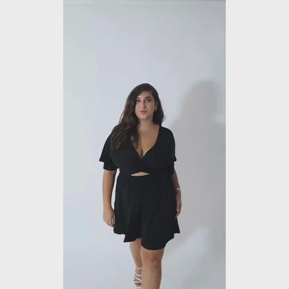 אוברול מתן - שחור