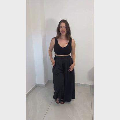 מכנסי יואב - שחור