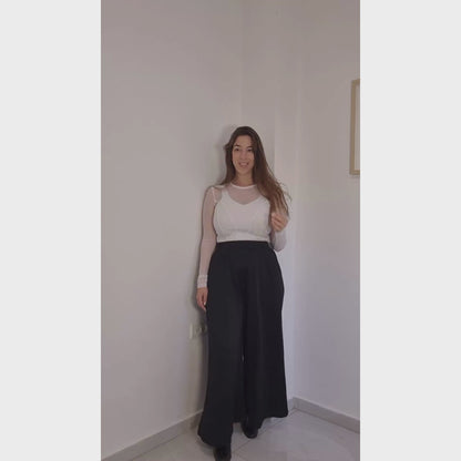 מכנסי יואב - שחור