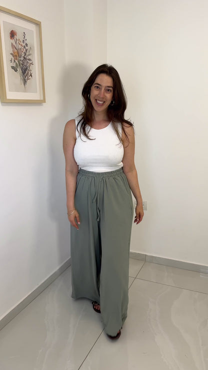 מכנסי לי - ירוק בהיר