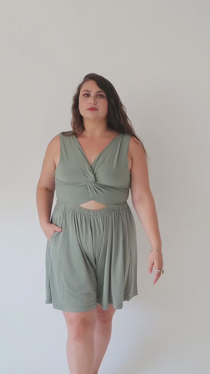 אוברול קאי - ירוק מנטה