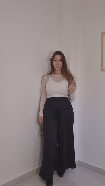 מכנסי יואב - שחור