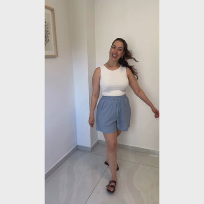 מכנסי גל - תכלת